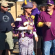 Illustration for article titled Tailgating Vikings Fan Wears Adrian Peterson Jersey And Wields Switch